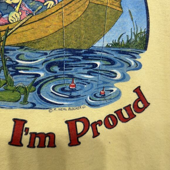 Im Po But Im Proud Vintage T Shirt Size XL 70s - Picture 4 of 8